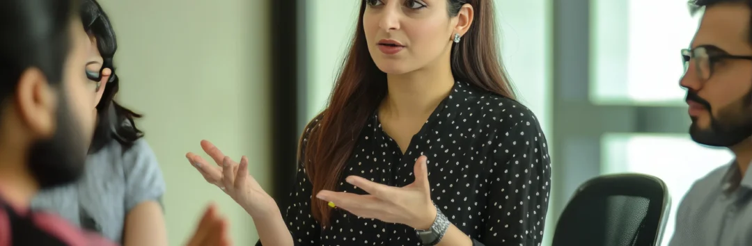 middle-eastern-woman-explains-new-strategy-her-colleagues-presentation-startup-office