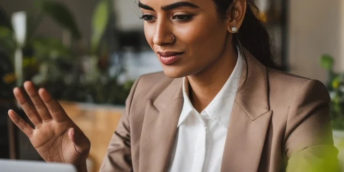 confident-indian-business-woman-using-laptop-computer-working-planning-startup-having-video-call
